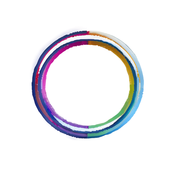 an image of a circle made out of paint