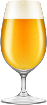 a glass of beer