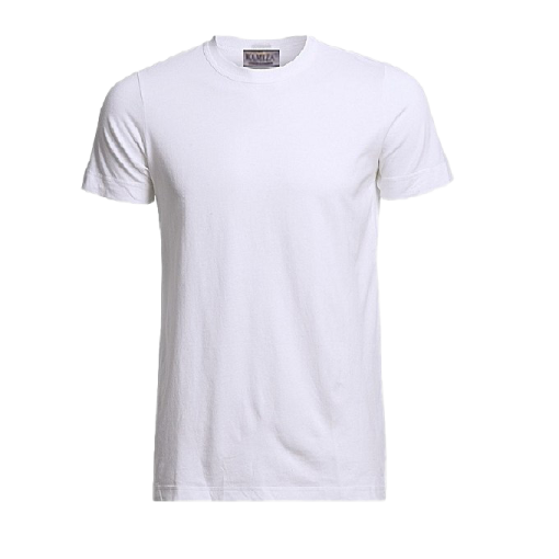 a white men's t - shirt