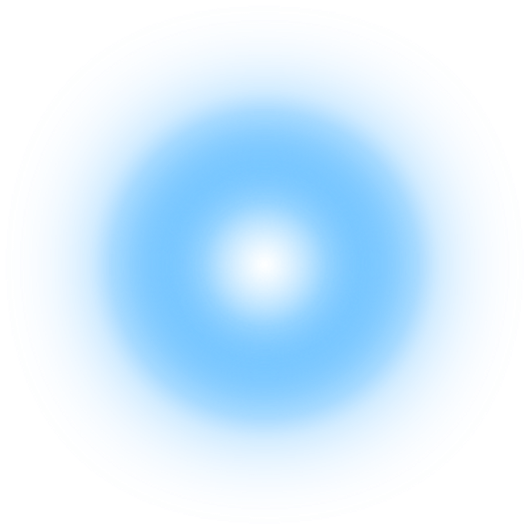 an image of a blue and white circle