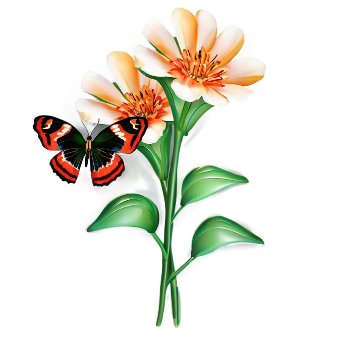 a butterfly sitting on top of a flower