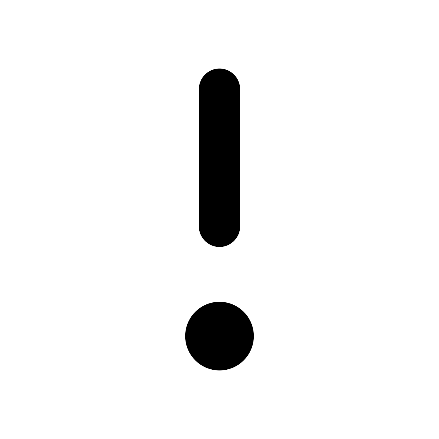 a black and white icon of a question mark