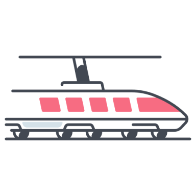 a helicopter icon on a white background