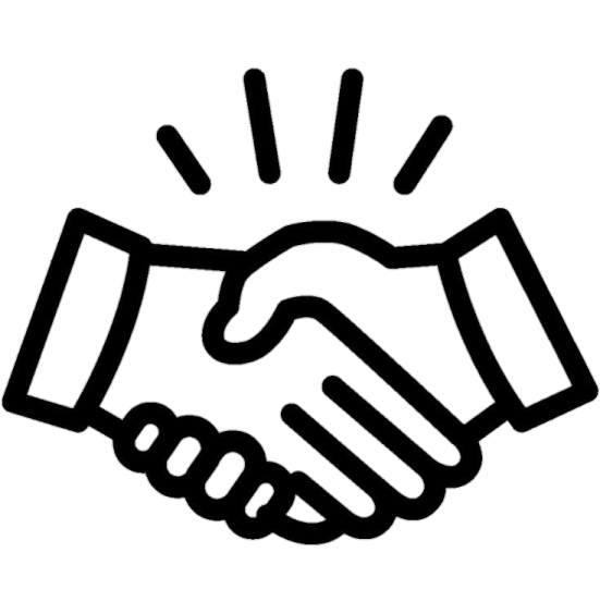 two hands shaking over each other hands