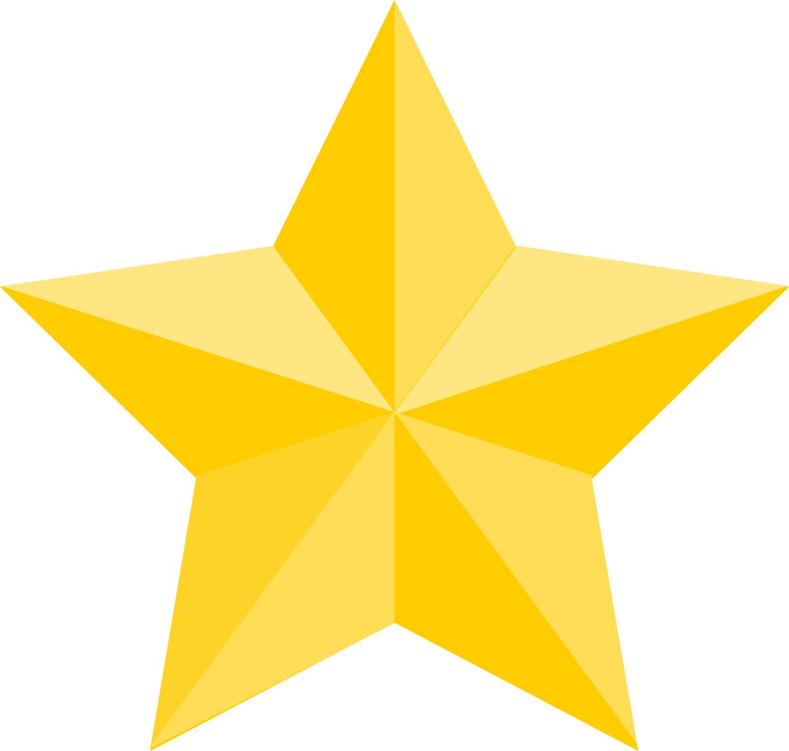 a gold star on a white background