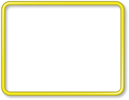 a yellow square frame on a white background