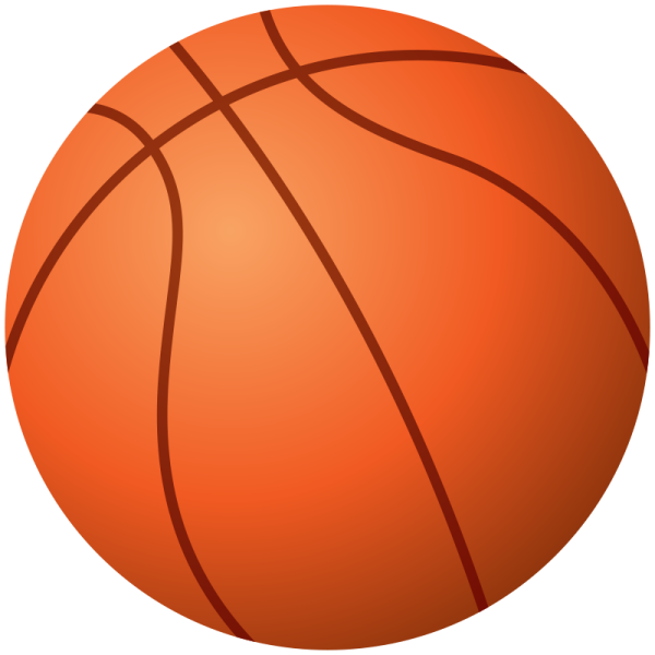 a basketball ball on a white background