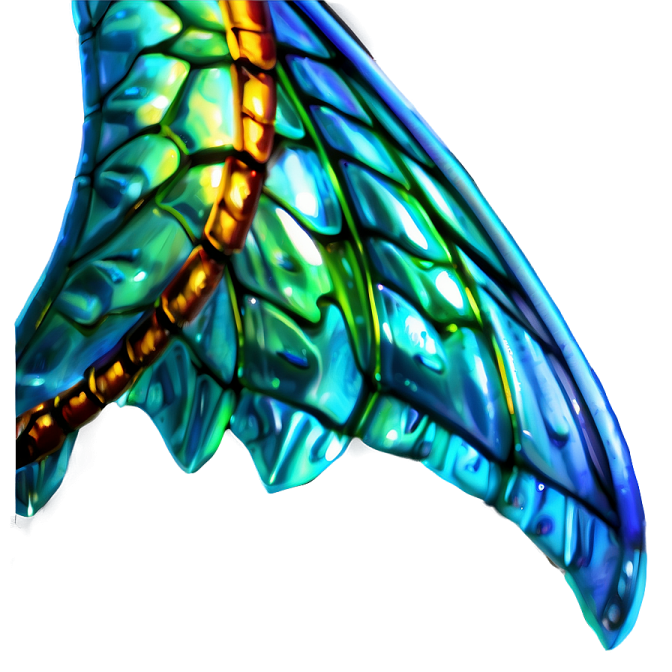 a blue and green butterfly wing
