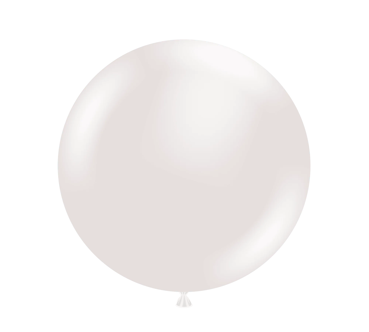 a white balloon in the shape of a balloon