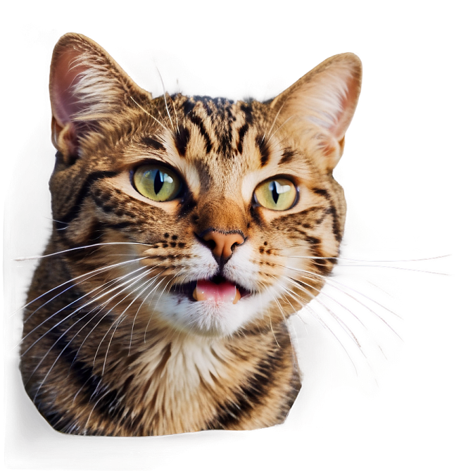 a close up of a cat's face