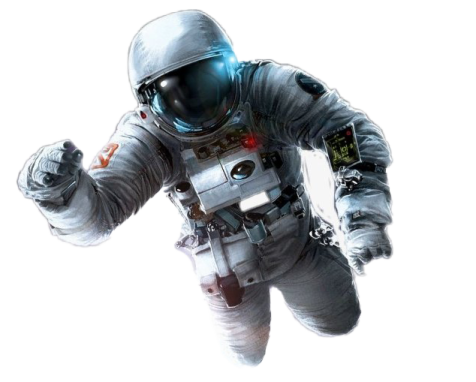 an astronaut in a spacesuit