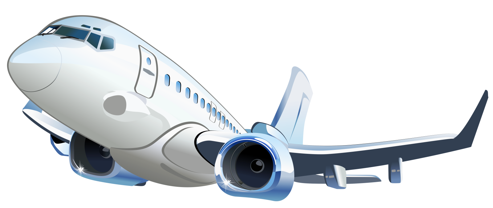 an airplane is flying in the air