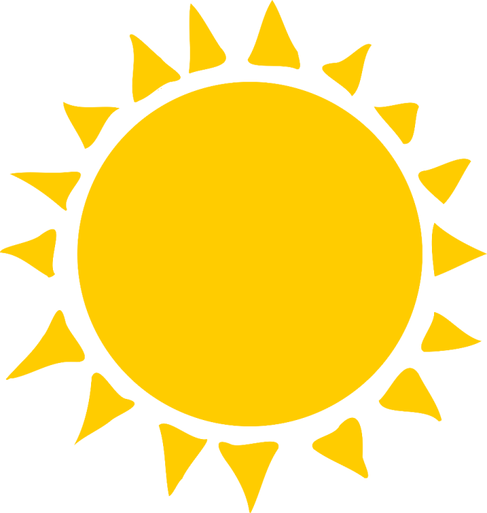 a yellow sun icon