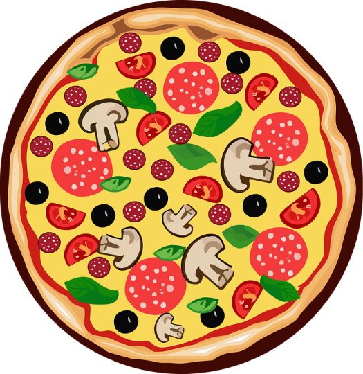 a pizza with mushrooms and mushrooms on it