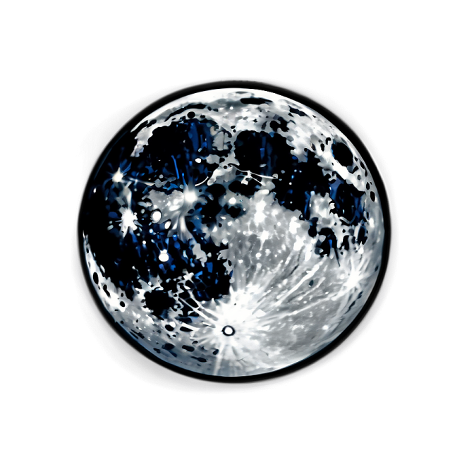 an image of the moon on a white background