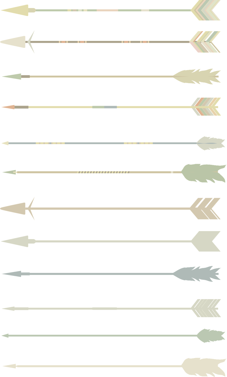a set of arrows, arrows and arrows