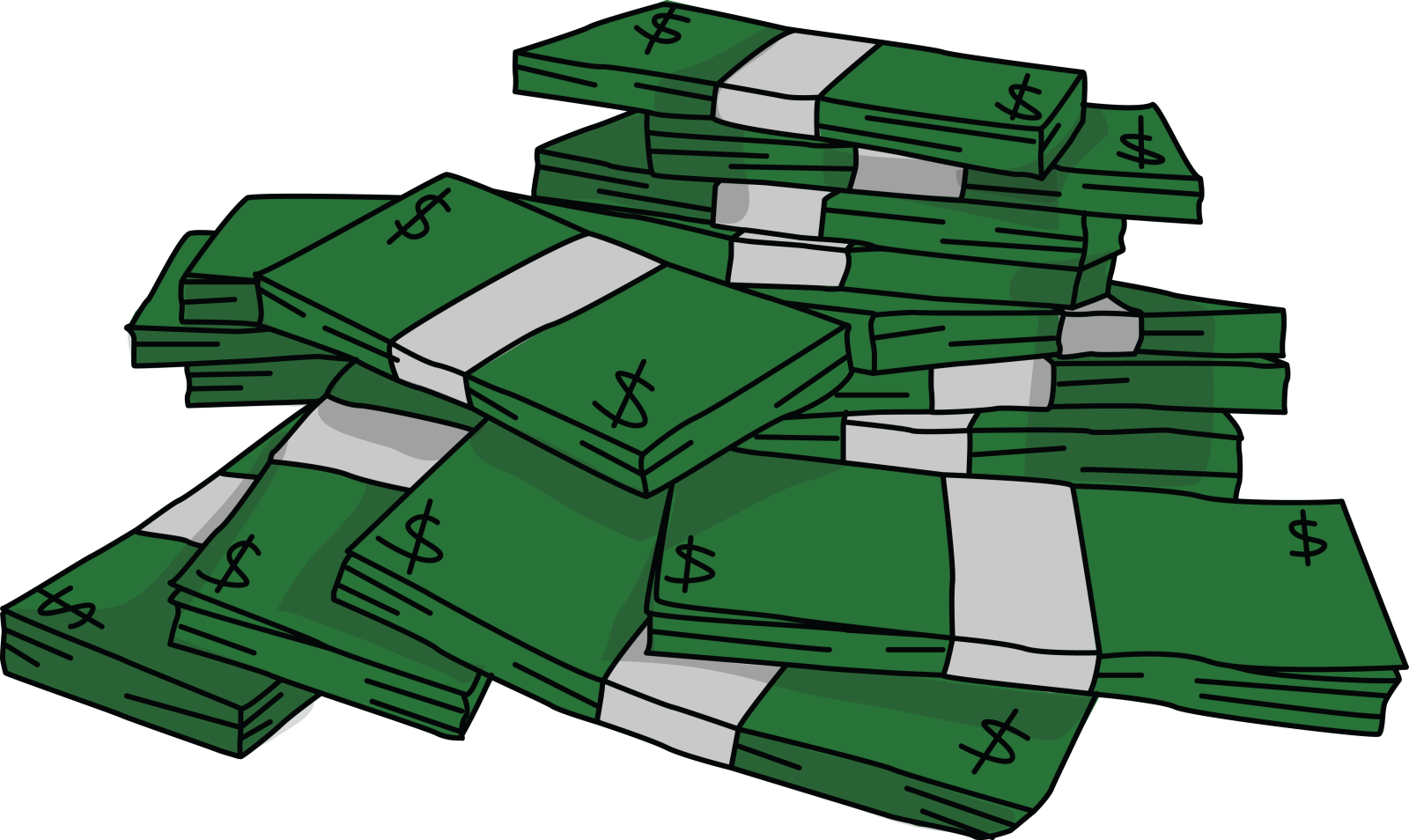 a pile of money