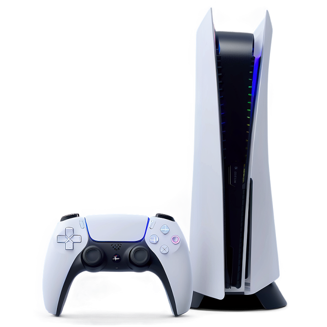 a white xbox game console next to a black xbox controller