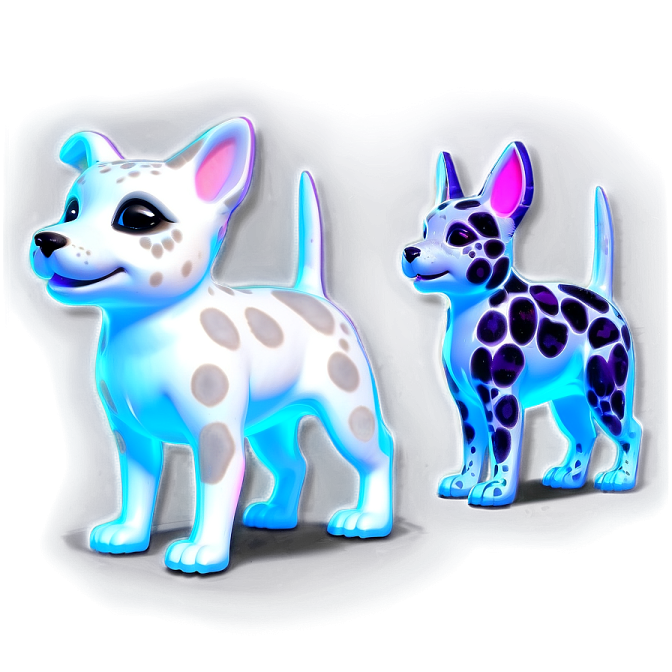 a drawing of a dog and a cat