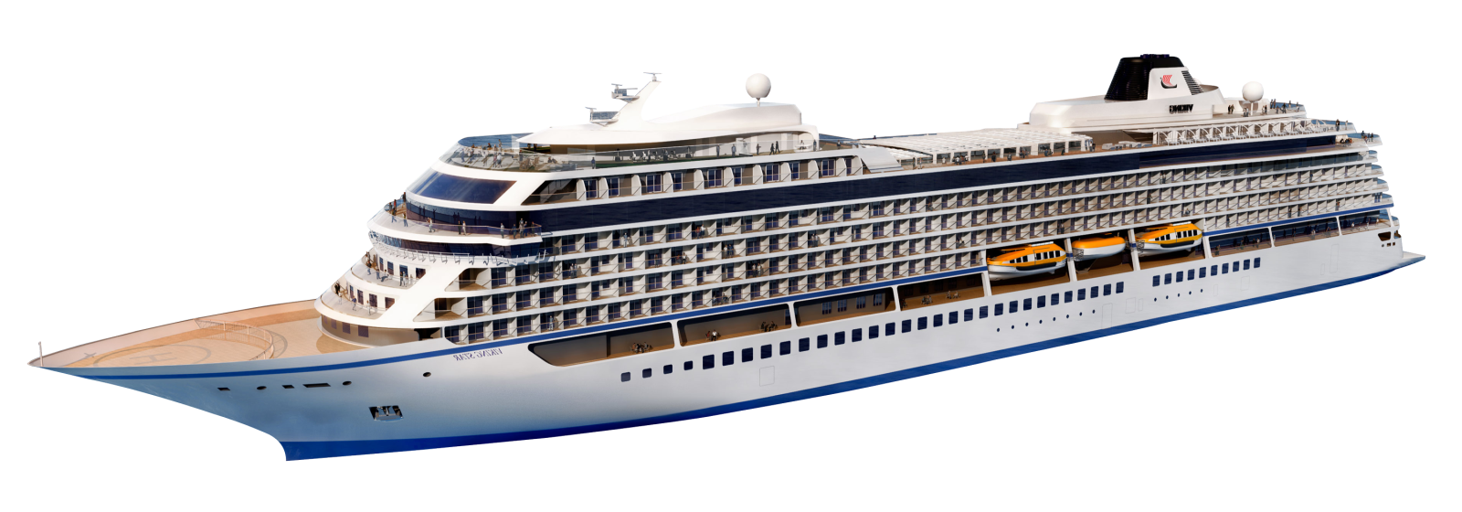 a large cruise ship