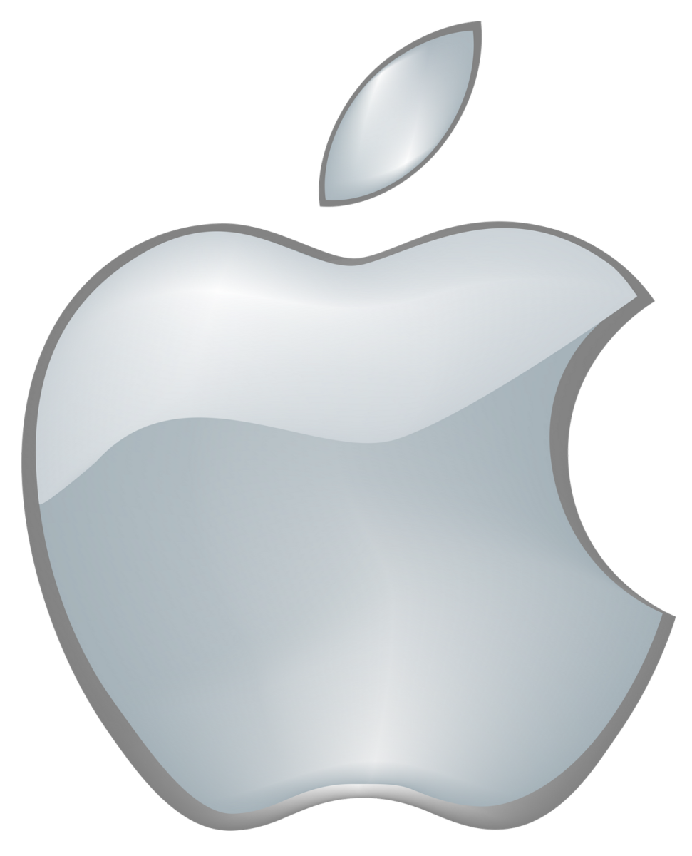an apple logo