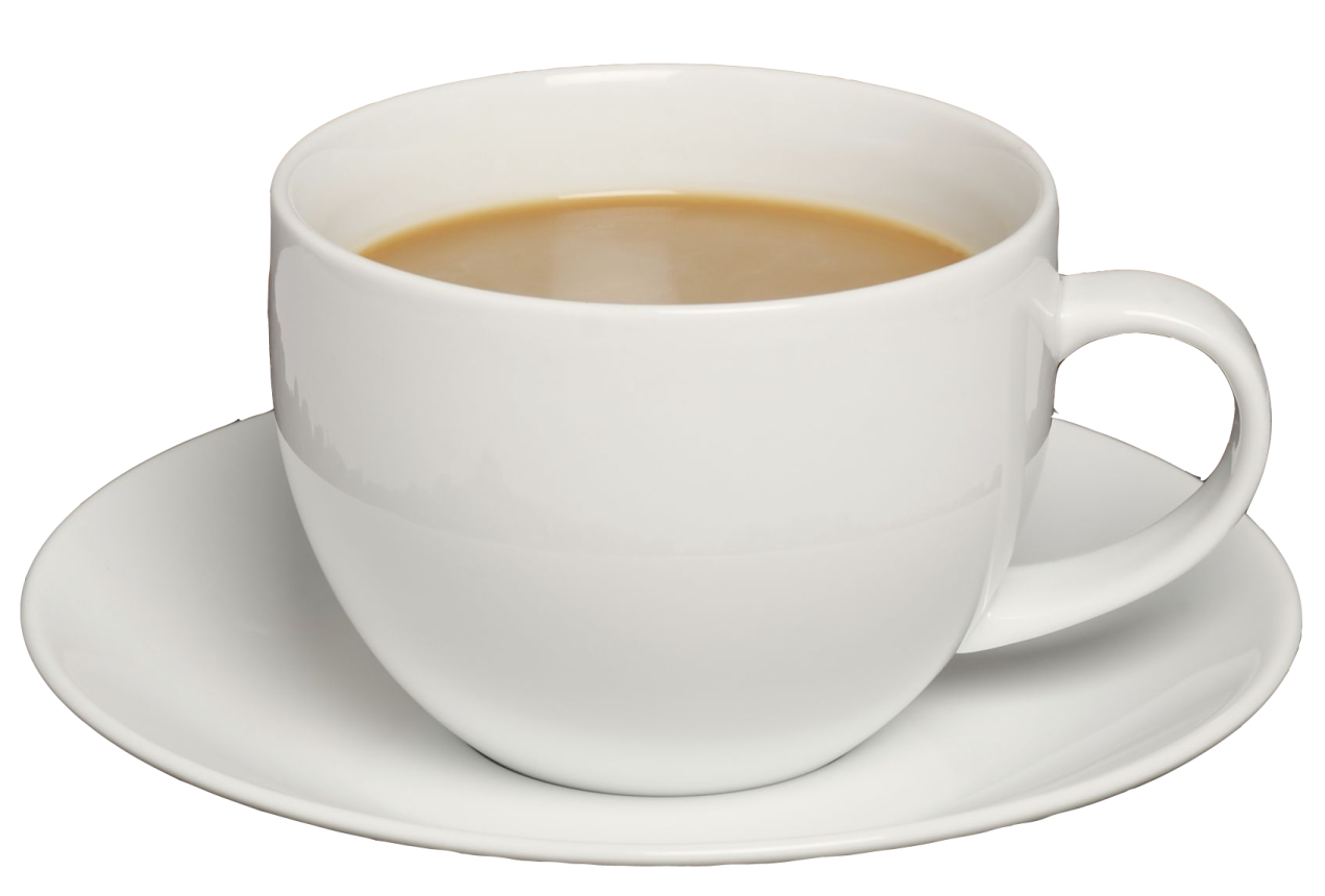 a cup of coffee on a saucer