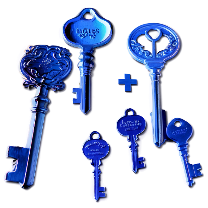 a bunch of keys on a white background