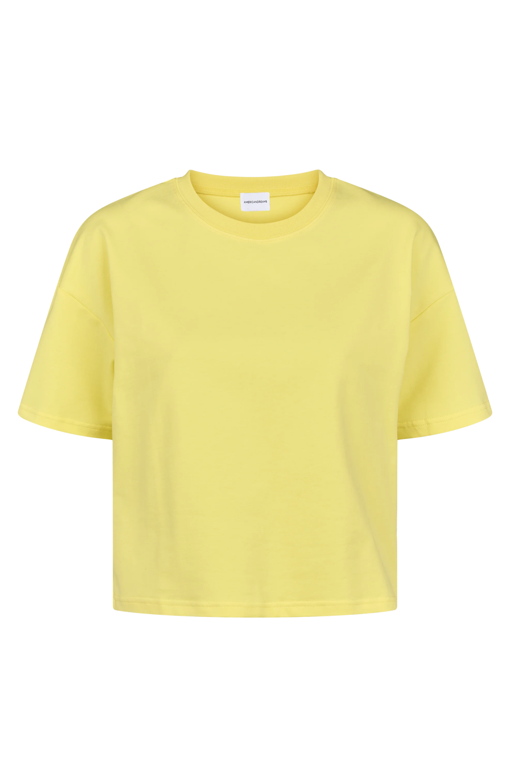 the crop top in yellow
