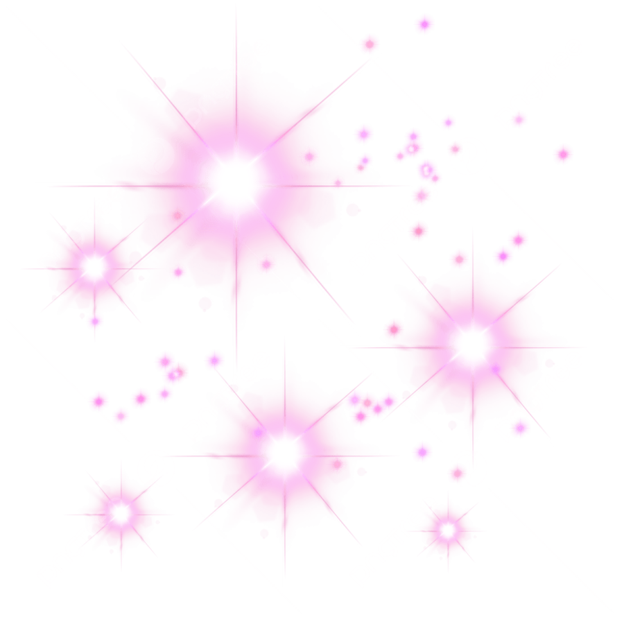 pink stars on a white background
