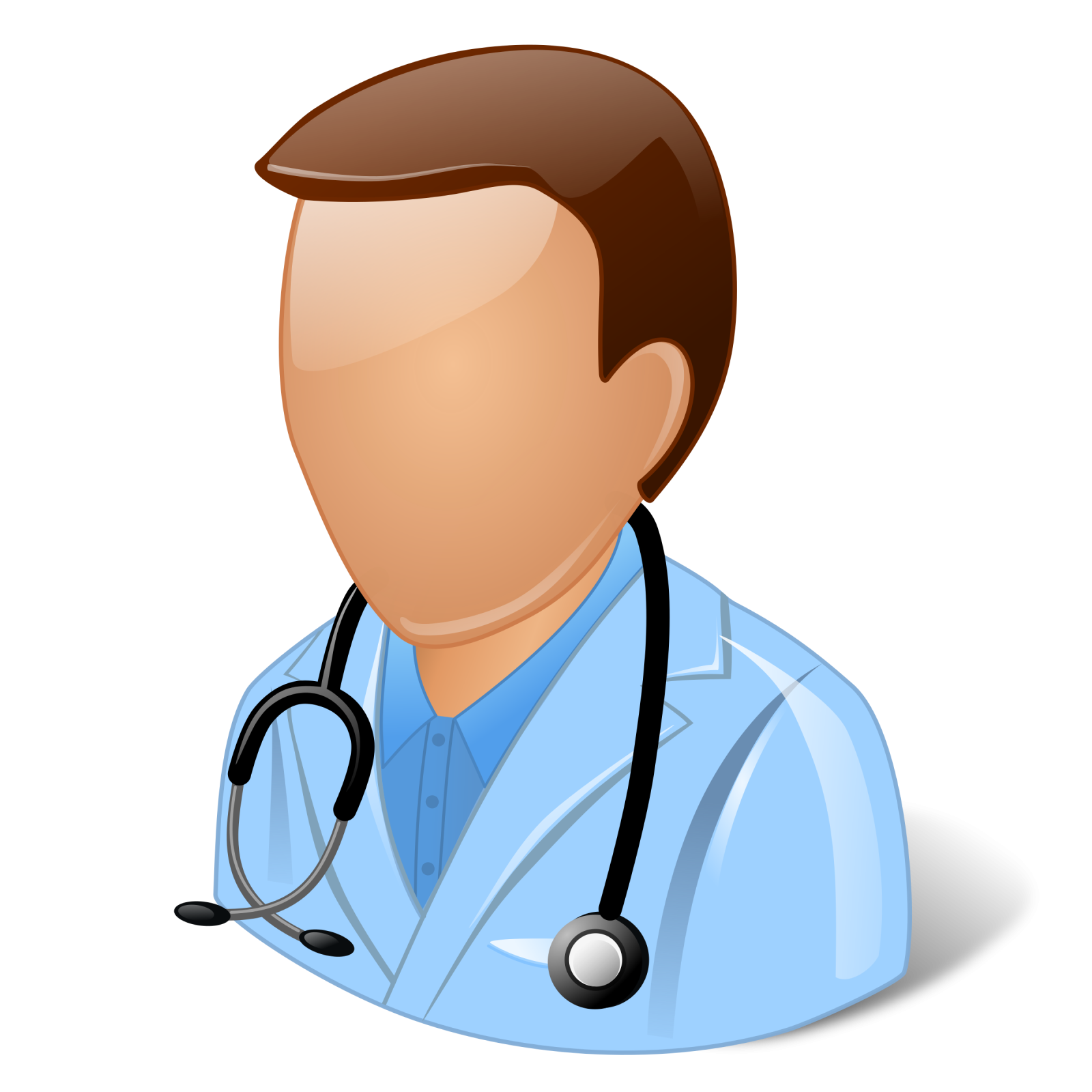a doctor with a stel on his head