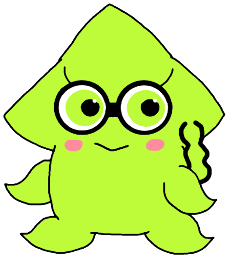 a green monster with big eyes