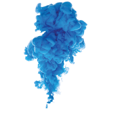 blue smoke on a white background