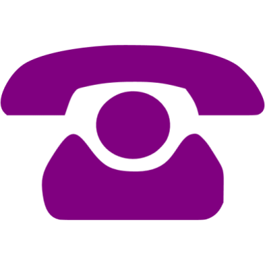 a purple phone with a white background