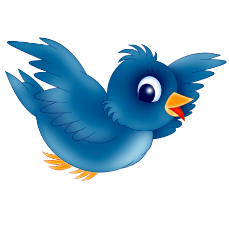 a blue bird flying in the air