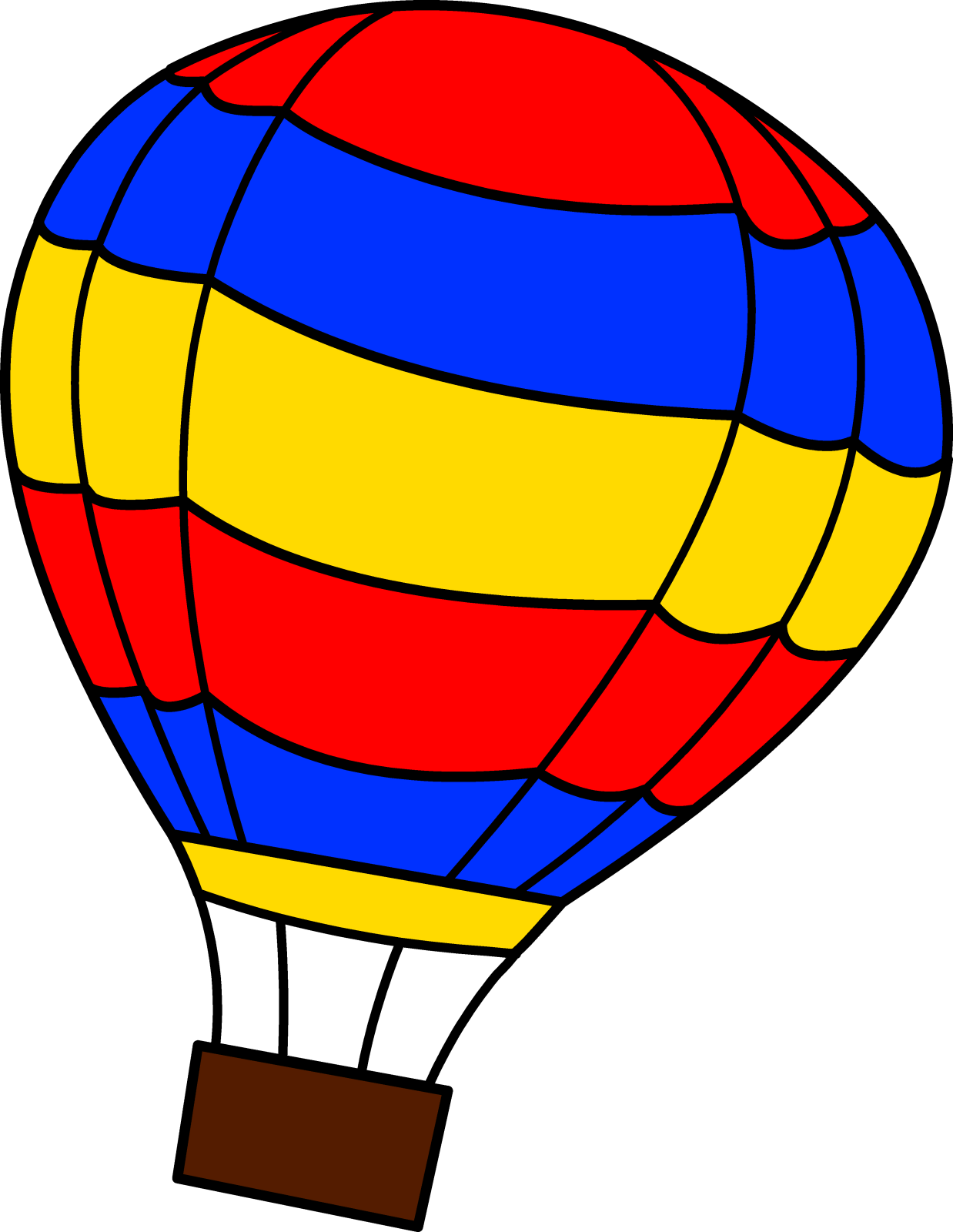 a hot air balloon clipart