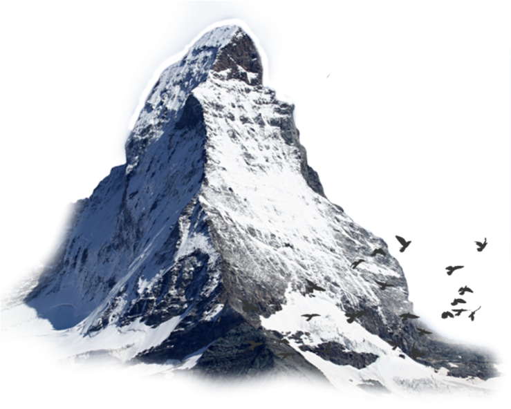 a snow covered mountain