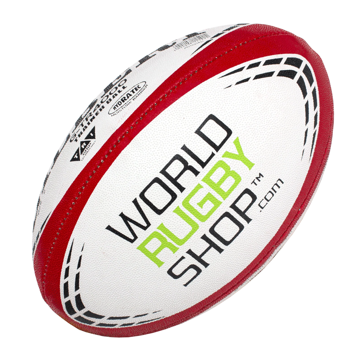 a rugby ball on a white background