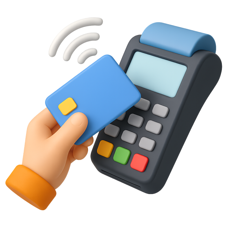 a hand holding a credit card next to a phone