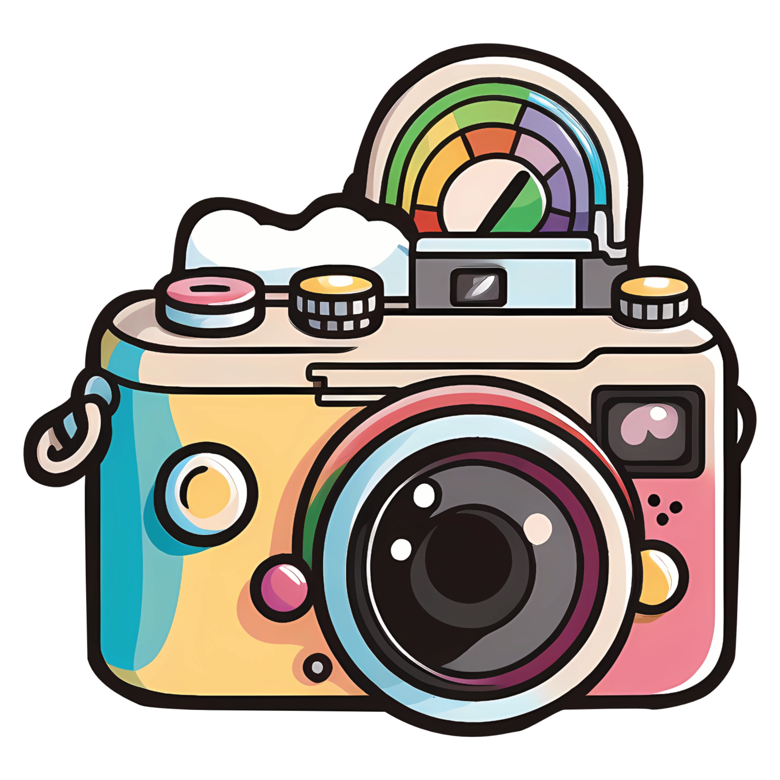 an illustration of a camera