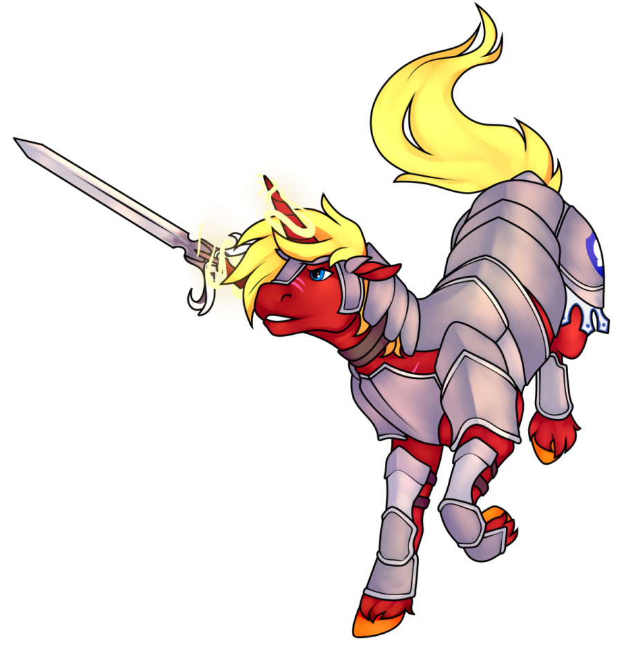 an image of a knight with a sword