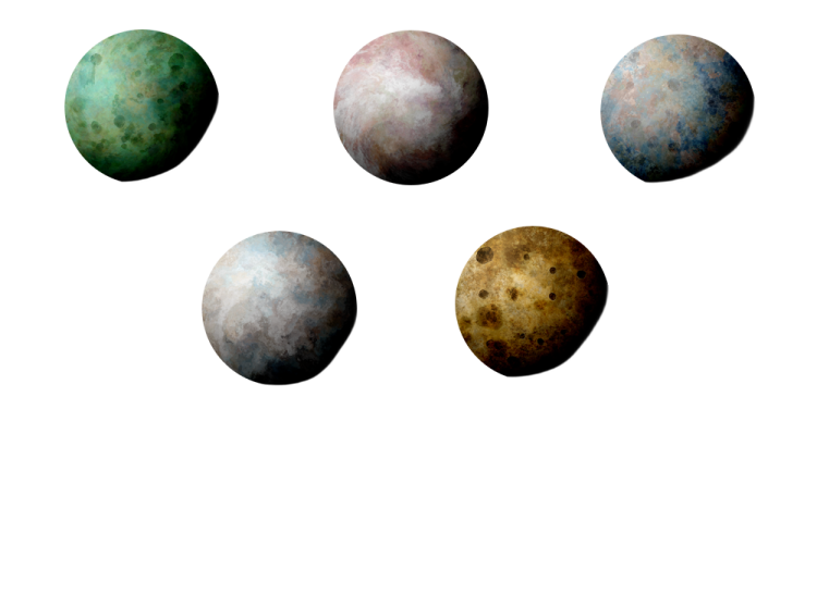 alien planets png transparent