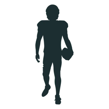 a silhouette of a man holding a basketball ball