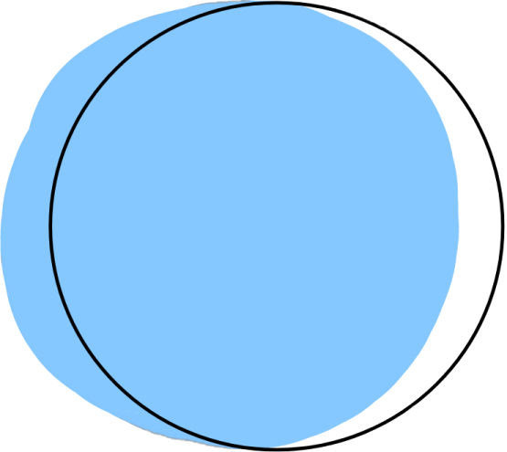 an image of a blue circle
