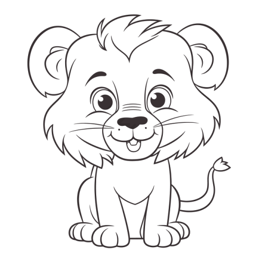 how to draw a lion step by step