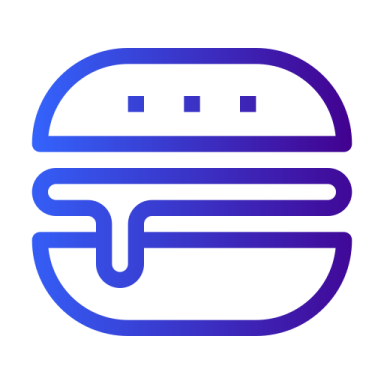 the logo for a burger restaurant