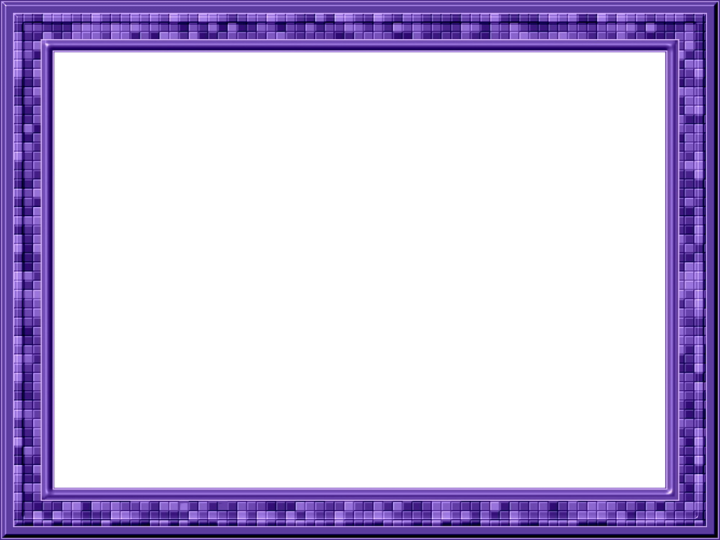 a purple frame on a white background