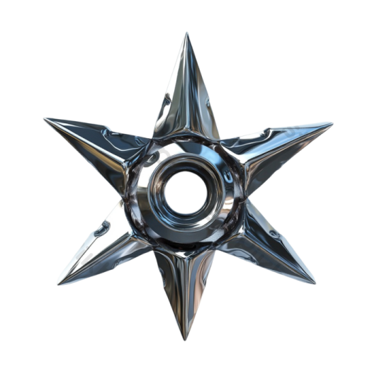 an image of a star shaped metal object