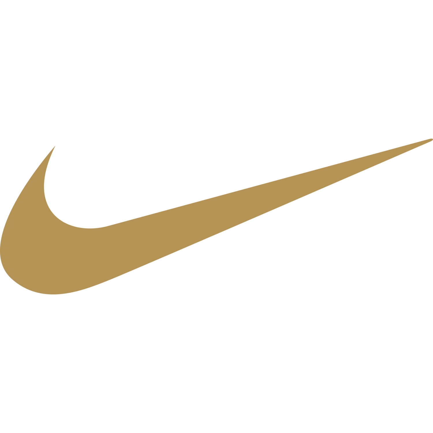 the nike logo on a white background