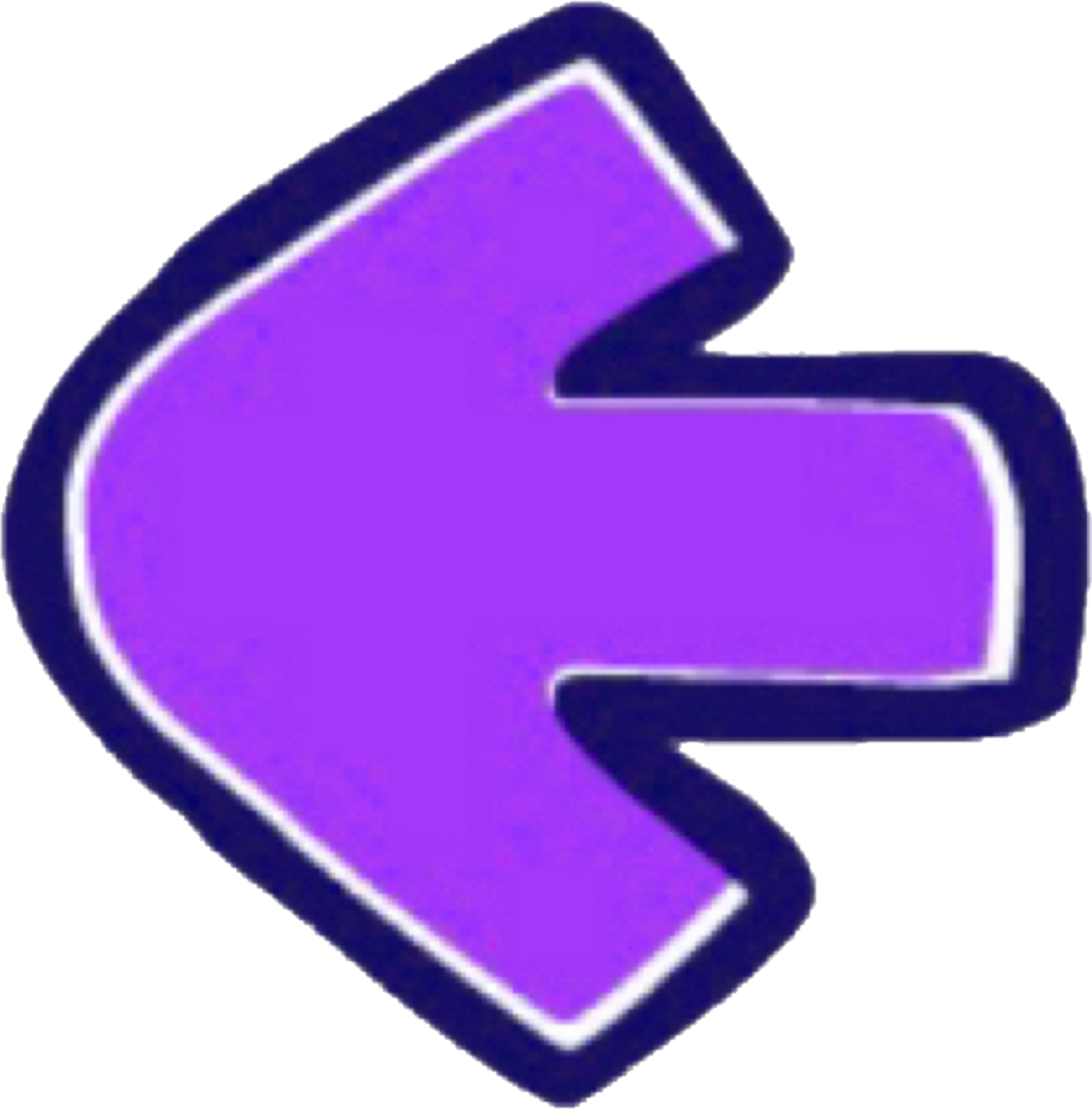 a purple arrow pointing to the right