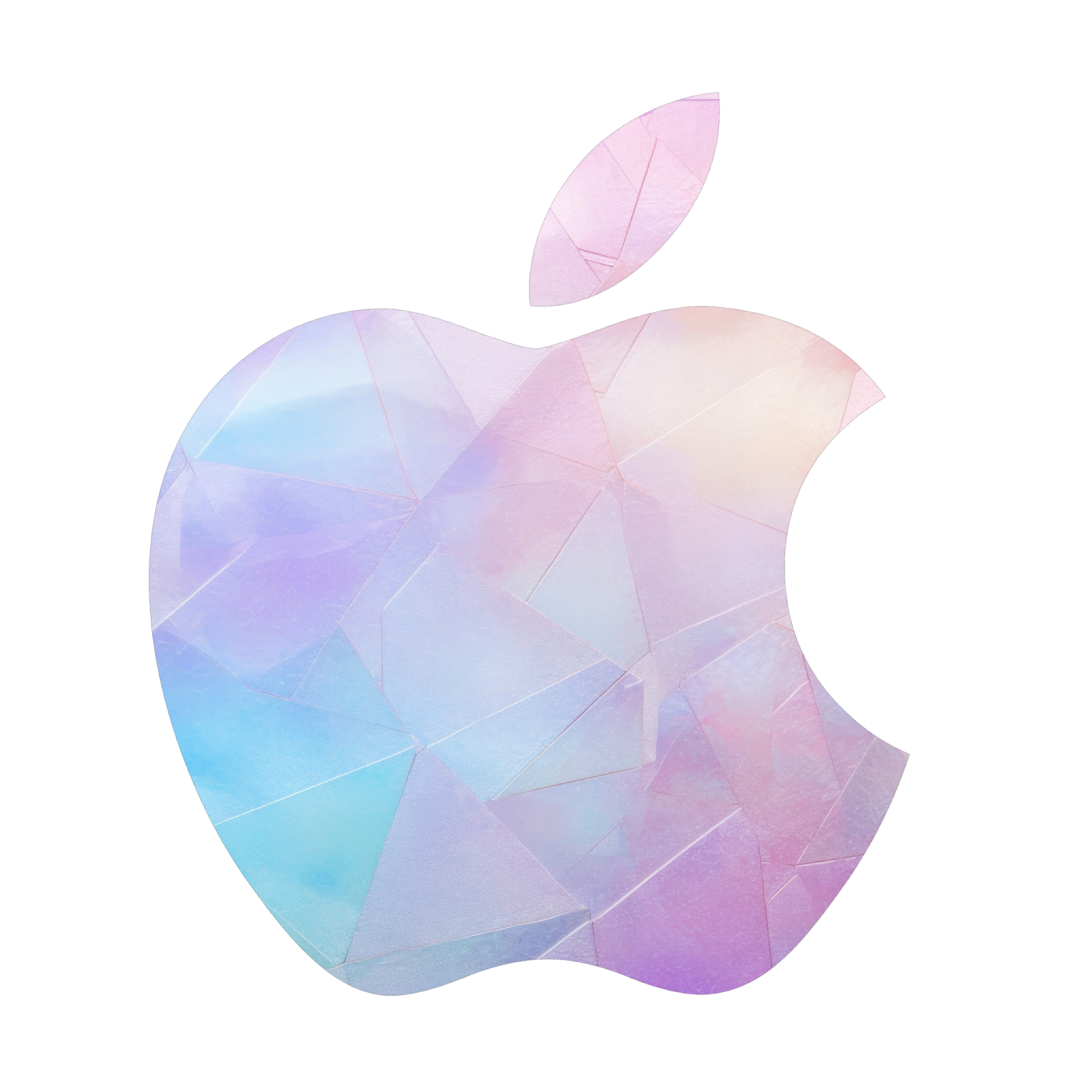 an apple logo on a white background